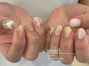 春ニュアンスネイル