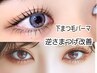 【逆さまつげ改善】下まつ毛パーマ+アイシャンプー付き￥4500