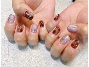 アトリエ グリッター(atelier glitter)/ベッコウネイル