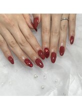 アンダーバーホワイトプラス 南海難波店(_WHITE+)/ハートネイル