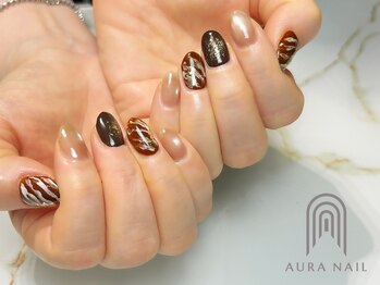 オーラ レアレア市川店内(AURA)/バレンタインネイル