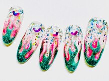 バンザイネイル 下北沢(BANZAI NAILS)/ファイヤーパターン