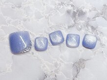 ネイルサロン クラーヴォ(cravo)/フットシンプルアートコース　1