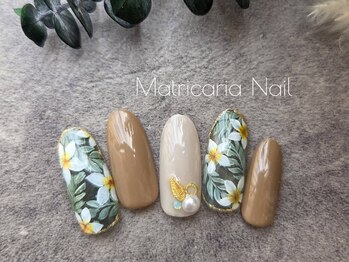 マトリカリア ネイルアンドビューティー(Matricaria)の写真/《ウォーターケア付＊定額デザイン¥8250》繊細な手描きアートで人気の大人上品・ニュアンスネイルを楽しむ