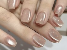 Lumi Nail 横浜【ジェルネイル/パラジェル/ワンホン/マグネット/長さだし】の雰囲気（ちゅるんとマグネットでシンプルだけど美しい指先に♪）
