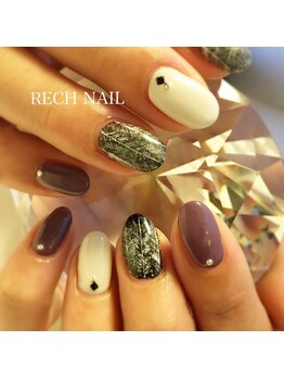 レッシュネイル サロンアンドスクール(RECH NAIL salon&school)/オリジナル*ミックスニット