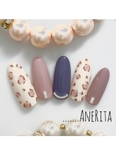 ネイルサロン アンリタ(nail salon AneRita)/癒しカラー☆レオパードネイル