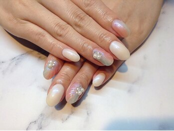 レアレアネイル(Lealeanail)/【パラジェル】縦グラデネイル