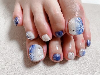 エシンネイルアート 池袋(Eshin nailart)/フリーコース♪片足５本ずつ