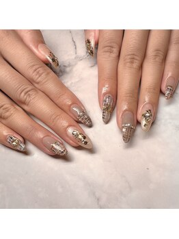 ツイードネイル