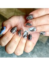 ダリア(Dahlia)/ミラーネイル