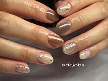 オッドジョブス ネイルアンドアイラッシュ 府中店(odd jobs Nail & Eyelash)/【パラジェル】ブラウン