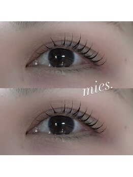ミィスネイルズ(mies nails.)/マスカラティントパーマ