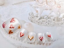 ネイルサロン&スクール ジーナ(GINA)/ぷっくりハートネイル