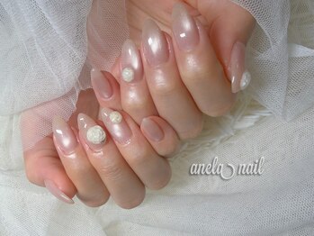アネラネイル(anela nail)の写真/【マグネット◇6,980円】定額で持ち込みデザインも可能◎かわいいパーツ&カラーも豊富☆写真:パーツ追加
