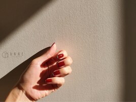 【パラジェル】ボルドー×水色