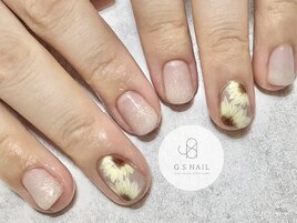 ひまわりネイル