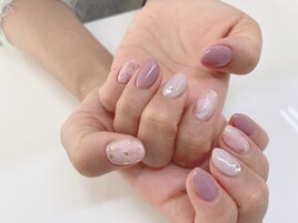 #新宿西口#ニュアンスネイル