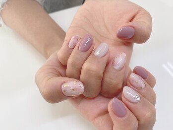 モルフォネイル(Morpho nail)/#新宿西口#ニュアンスネイル