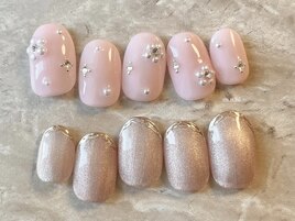 マグネット×パールネイル