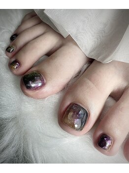 ニットネイル(Nhit.nails)/フット人気デザイン