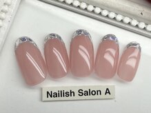 ネイリッシュサロン エー(Nailish Salon A)/ガラスフレンチ