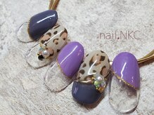 NKC/秋冬レオパードネイル