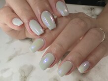 シピ ネイル(Chipi Nail)/ピンク×ブルー×オーロラ