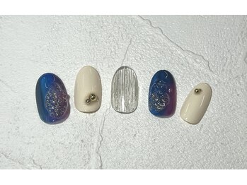 ネイルサロン ピーアンドビー(P&B)/秋月替わりデザイン