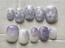紫陽花カラーアシメニュアンス