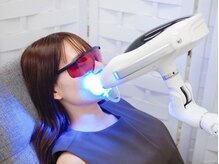 LBS独自開発の歯に優しいホワイトニングジェルを使用!食事制限×