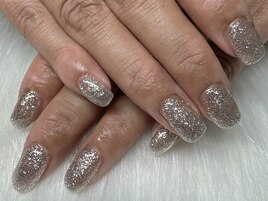 ＊ラメのワンカラーネイル＊