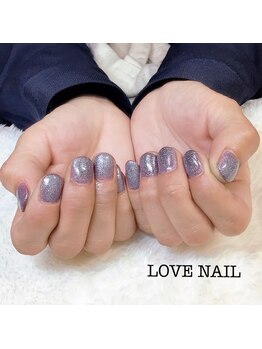 ラブネイル(LOVE NAIL)/キラキラ定額ジェル