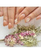 ディーネイル 京橋(D-nail)/立和名/お洒落なオレンジラメ☆