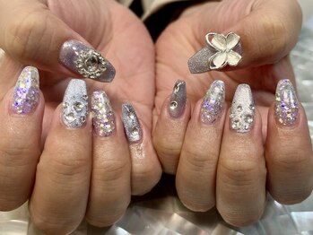 ネイルサロンモーリー(Mooori)/キラキラネイル【アートコース】