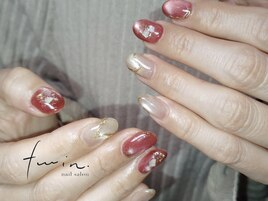 綺麗めニュアンスネイル＊