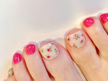 キラネイル アンド アイラッシュ by World Beauty(KIRA)/ドライフラワーネイル