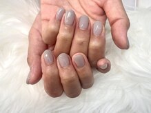 イマージュ(image)/透け感グレーネイル☆SAYAKA