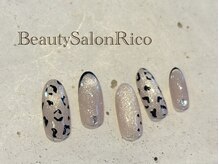 ビューティーサロン リコ(BeautySalon Rico)/マグネットレオパードネイル