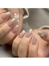 定額/グラデ/キラキラ/リボン/冬