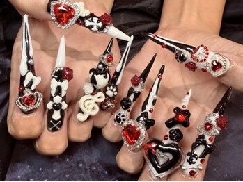 ミオ(mio)の写真/超ロングも対応◎長さ出し10本アートコースも◎量産型、地雷系などもお任せください!画像持ち込みok!!