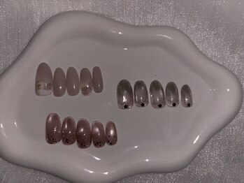 ネイルライフ 目黒店 恵比寿 白金(NailLife)/マグネットフラワーピンクネイル