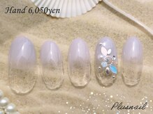 プラスネイル 北千住東口店(PLUS NAIL)/(3502)シンプル☆パーツネイル