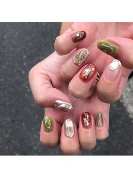 ハラジュクネイルズ(harajukunails)/ニュアンスやり放題｜60分