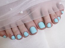 クローバーネイル 北浦和店/フットワンカラー¥5500