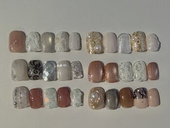 レースネイルデザイン/¥10800