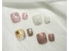 ■ケア込みフットネイル■パラジェルサンプルデザインネイル　¥7,920～