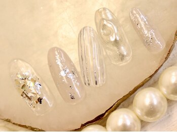 ドルチェネイル(Dolce.Nail)/透け感*にゅあんす×ミラー