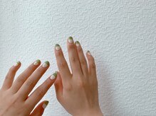 エクレネイルズ(eclait nails)/バイカラーフレンチ