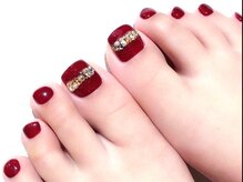 ネイルコレクション ベビーピンク(Baby Pink)/フットジェル親指ストーン＋甘皮